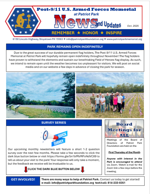 Park Remains Open Indefinitely